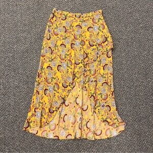 Sanctuary Floral Yellow Women's Skirt size small